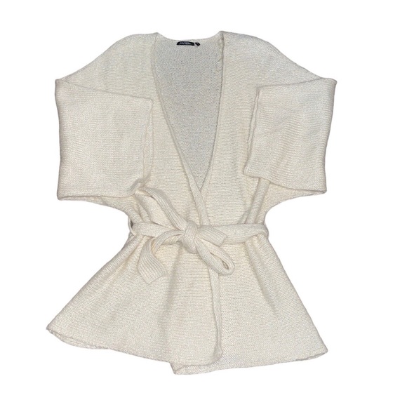 Daisy Fuentes cream quarter sleeve cardigan - Picture 1 of 4